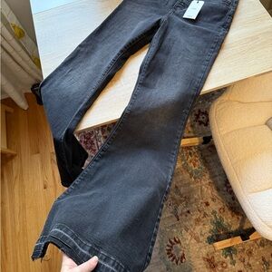 Black Women's Jeans exaggerated bell bottoms NWT